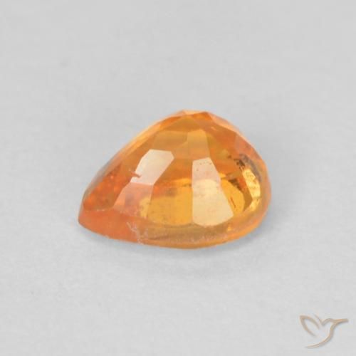 Spessartite Garnet Gemstone in 5 x 4 mm (calibrated) Size for Sale, Spessartite Garnet Stone in Medium Orange Color