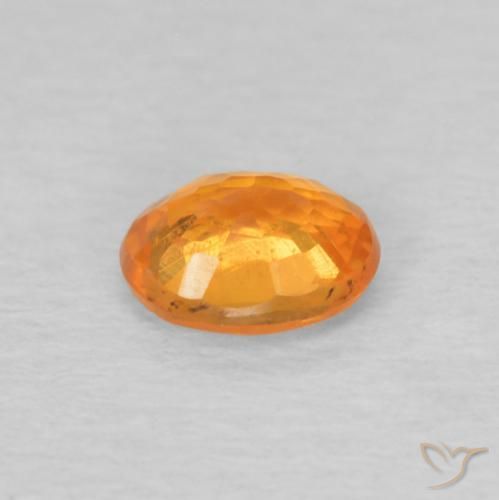 Spessartite Garnet Gemstone in 5 x 4 mm (calibrated) Size for Sale, Spessartite Garnet Stone in Honey Orange Color