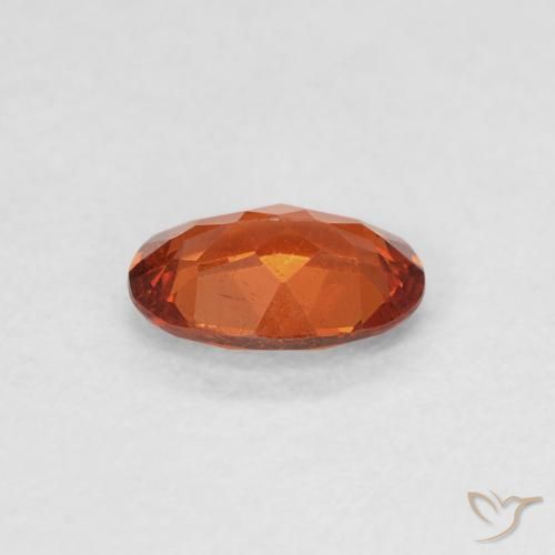Spessartite Garnet Gemstone in 6.2 x 4.4 mm Size for Sale, Spessartite Garnet Stone in Fire Orange Color