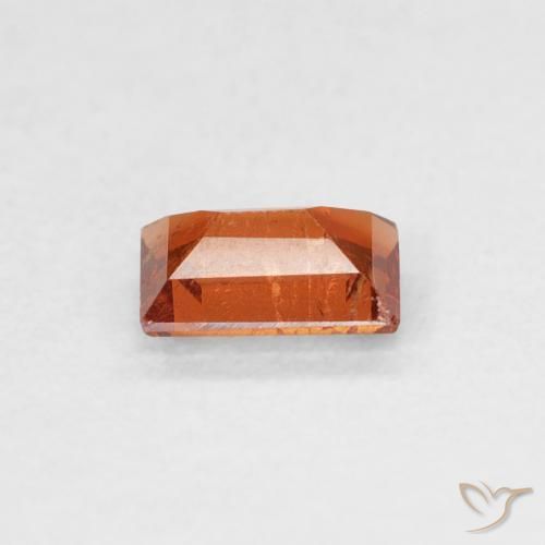 Spessartite Garnet Gemstone in 5.3 x 3.8 mm Size for Sale, Spessartite Garnet Stone in Medium Orange Color