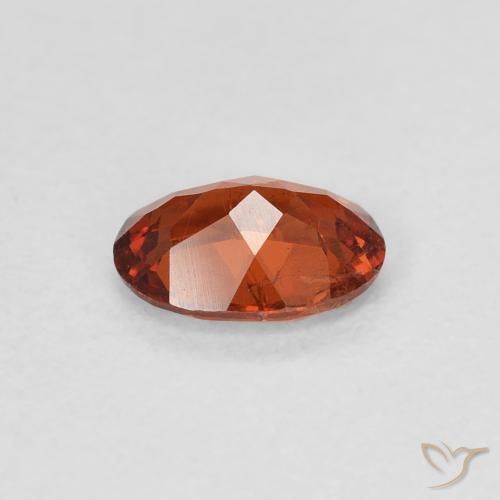 Spessartite Garnet Gemstone in 6.3 x 4.6 mm Size for Sale, Spessartite Garnet Stone in Dark Orange Color