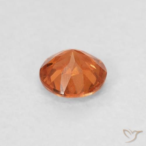 Spessartite Garnet Gemstone in 3.5 mm (calibrated) Size for Sale, Spessartite Garnet Stone in Fire Orange Color