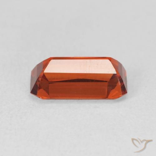 Spessartite Garnet Gemstone in 11.1 x 6.4 mm Size for Sale, Spessartite Garnet Stone in Fire Orange Color