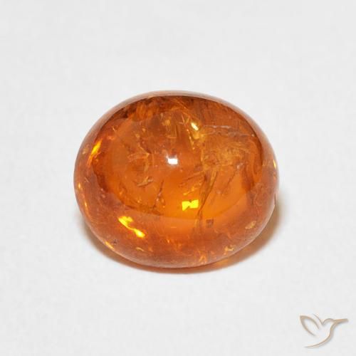 3.25ct Natural Fire Orange Spessartite Garnet, Oval, Transparent