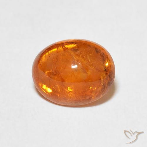 2.53ct Natural Reddish Orange Spessartite Garnet, Oval, Transparent