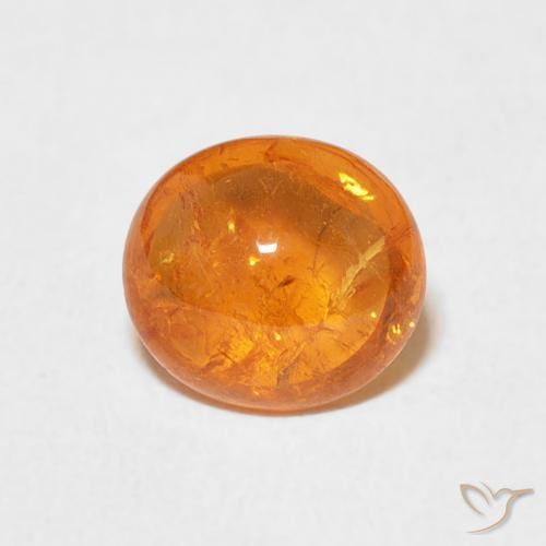 2.37ct Natural Medium Orange Spessartite Garnet, Oval, Transparent