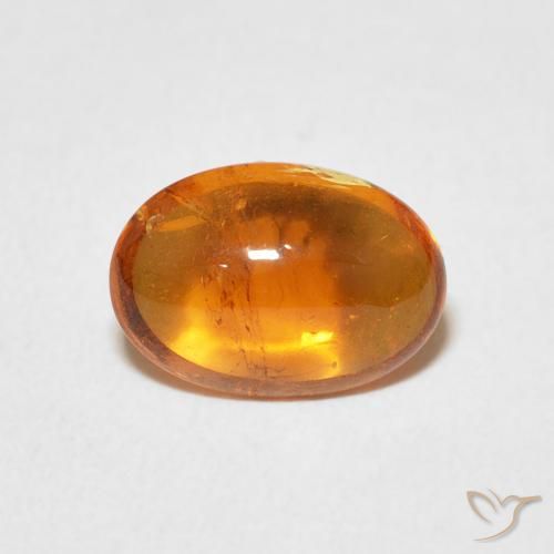 2.29ct Natural Reddish Orange Spessartite Garnet, Oval, Transparent