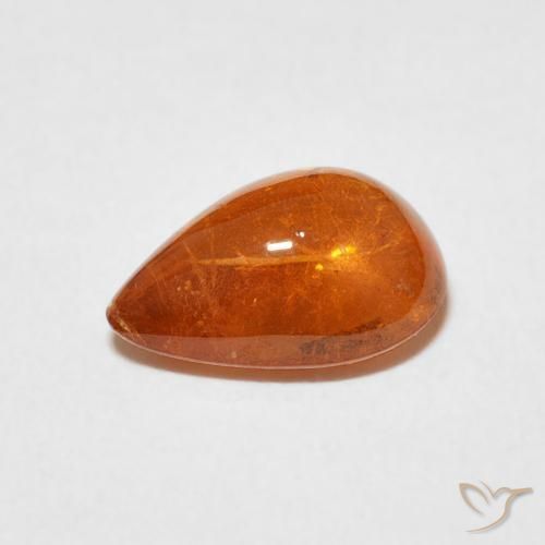 Spessartite Garnet Gemstone in 10 x 7 mm (calibrated) Size for Sale, Spessartite Garnet Stone in Fire Orange Color