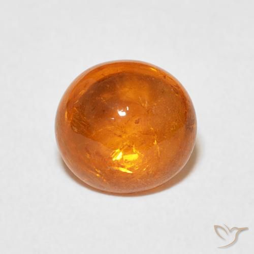 2.48ct Natural Medium Orange Spessartite Garnet, Oval, Transparent