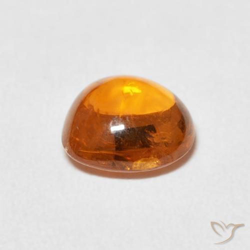 Spessartite Garnet Gemstone in 7 x 7 mm (calibrated) Size for Sale, Spessartite Garnet Stone in Reddish Orange Color
