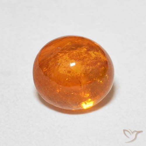 2.99ct Natural Reddish Orange Spessartite Garnet, Oval, Transparent