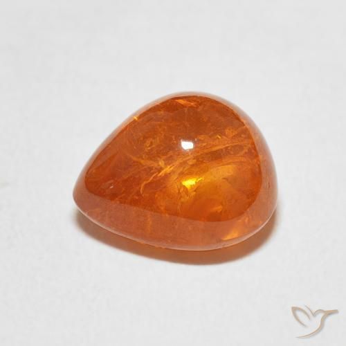 Spessartite Garnet Gemstone in 10.3 x 9.6 mm Size for Sale, Spessartite Garnet Stone in Deep Orange Color