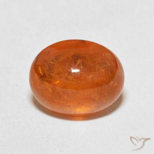 天然大粒スペサルタイト 4.98ct:1643】非加熱 ナミビア産