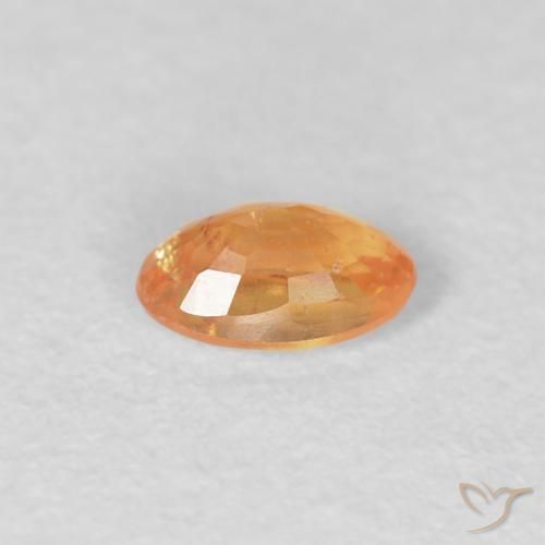 Spessartite Garnet Gemstone in 5 x 3 mm (calibrated) Size for Sale, Spessartite Garnet Stone in Bright Orange Color