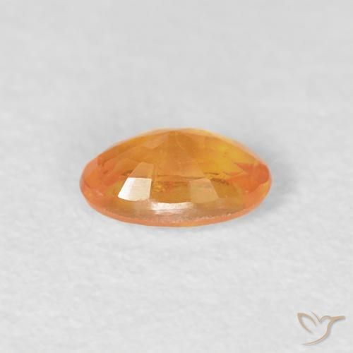 Spessartite Garnet Gemstone in 5 x 3 mm (calibrated) Size for Sale, Spessartite Garnet Stone in Intense Orange Color