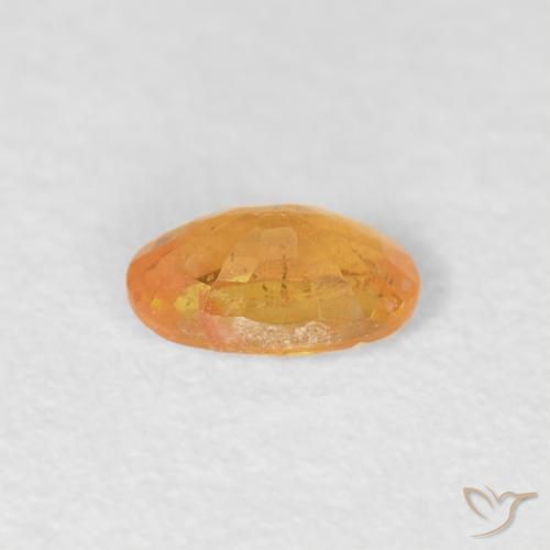 Spessartite Garnet Gemstone in 5 x 3.1 mm Size for Sale, Spessartite Garnet Stone in Intense Orange Color