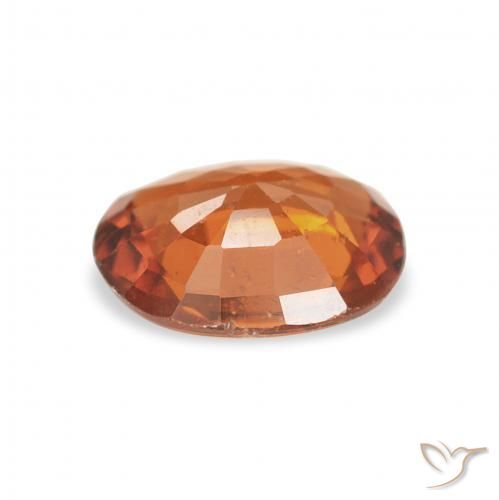 Spessartite Garnet Gemstone in 8 x 6 mm (calibrated) Size for Sale, Spessartite Garnet Stone in Deep Orange Color