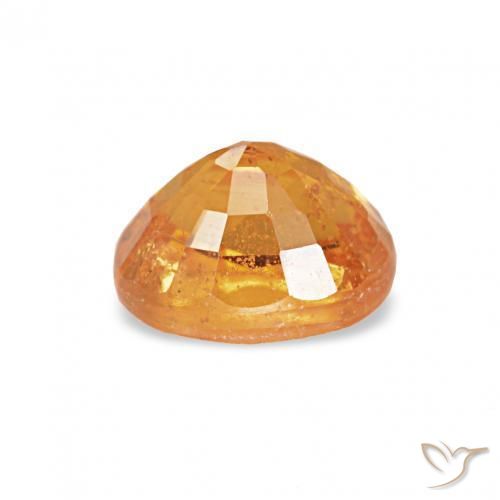 Spessartite Garnet Gemstone in 5 x 4 mm (calibrated) Size for Sale, Spessartite Garnet Stone in Medium Orange Color