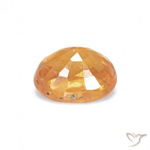 Spessartite Garnet Gemstone in 5.1 x 4.1 mm Size for Sale, Spessartite Garnet Stone in Orange-Gold Color