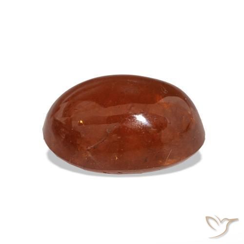 Spessartite Garnet Gemstone in 11.6 x 8.4 mm Size for Sale, Spessartite Garnet Stone in Amber Orange Color
