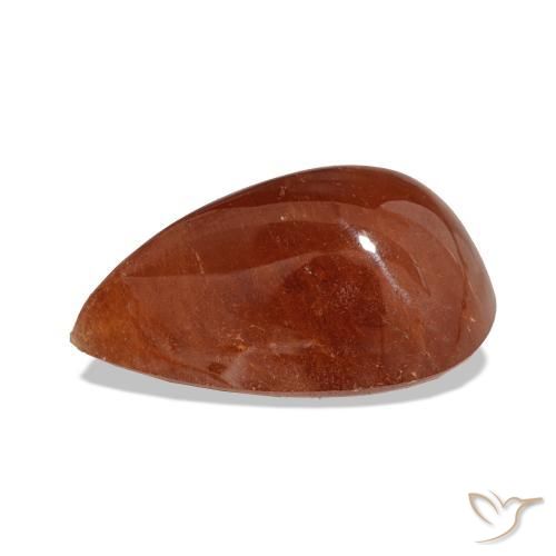 Spessartite Garnet Gemstone in 17.1 x 11.4 mm Size for Sale, Spessartite Garnet Stone in Medium Orange Color