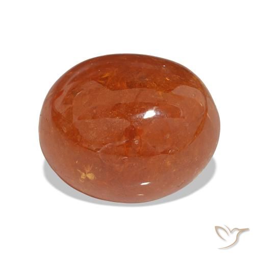 23.05ct Deep Orange Spessartite Garnet, Oval, Translucent