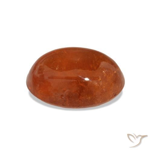 Spessartite Garnet Gemstone in 10 x 8 mm (calibrated) Size for Sale, Spessartite Garnet Stone in Medium Orange Color