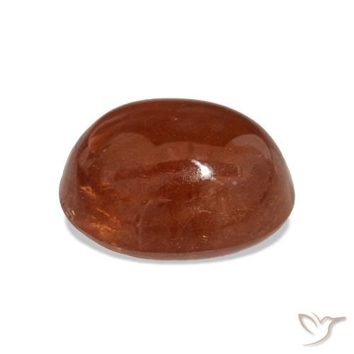 Spessartite Garnet Gemstone in 11.5 x 9.3 mm Size for Sale, Spessartite Garnet Stone in Dark Orange Red Color