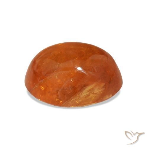 Spessartite Garnet Gemstone in 10 x 8 mm (calibrated) Size for Sale, Spessartite Garnet Stone in Warm Orange Color