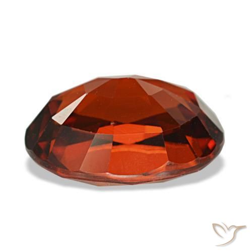 Spessartite Garnet Gemstone in 10.7 x 8.4 mm Size for Sale, Spessartite Garnet Stone in Dark Red Color