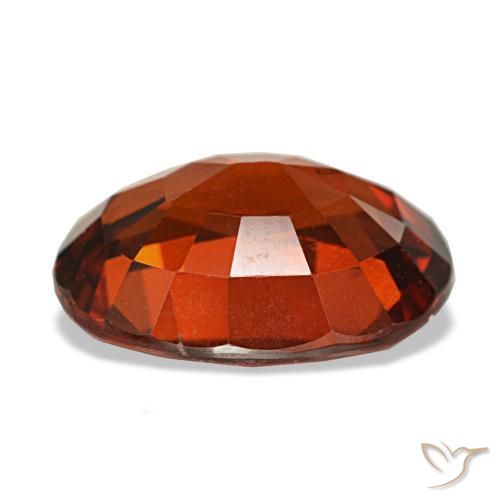 Spessartite Garnet Gemstone in 10.8 x 8.1 mm Size for Sale, Spessartite Garnet Stone in Deep Red Color