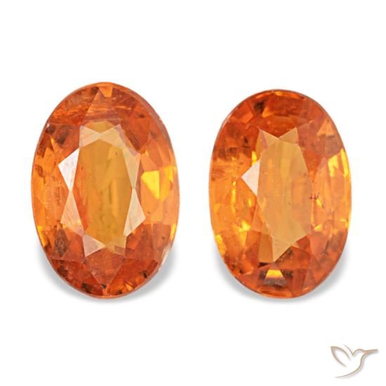 1.12ctw Orange Spessartite Garnet, Oval, VS-SI