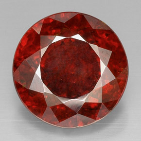 27.80 ct Orange Sphalerite Gemstone, Sphalerite Gem in Round Facet Shape for Sale.