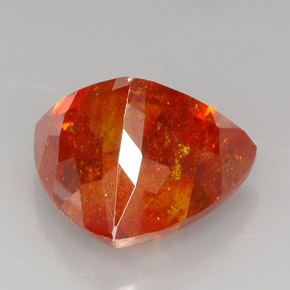 Sphalerite Gemstone in 19 x 16.9 mm Size for Sale, Sphalerite Stone in Orange Color