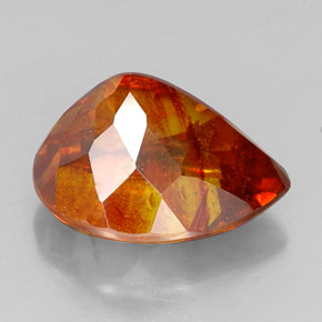 Sphalerite Gemstone in 17.4 x 13.9 mm Size for Sale, Sphalerite Stone in Orange Color