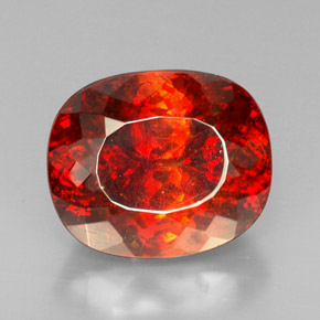 54.74 ct Orange Sphalerite Gemstone, Sphalerite Gem in Oval Facet Shape for Sale.