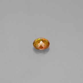 Sphalerite Gemstone in 4.4 mm Size for Sale, Sphalerite Stone in Red Orange Color