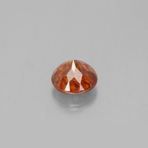 Sphalerite Gemstone in 6 mm (calibrated) Size for Sale, Sphalerite Stone in Red Orange Color