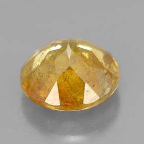Sphalerite Gemstone in 6.5 mm (calibrated) Size for Sale, Sphalerite Stone in Golden Yellow Color