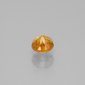 Sphalerite Gemstone in 3.7 mm Size for Sale, Sphalerite Stone in Orange Color