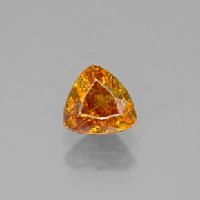 0.47 ct Multicolor Sphalerite Gemstone, Sphalerite Gem in Trillion Facet Shape for Sale.