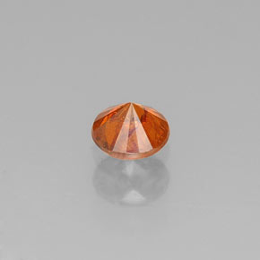 Sphalerite Gemstone in 4 mm (calibrated) Size for Sale, Sphalerite Stone in Red Orange Color