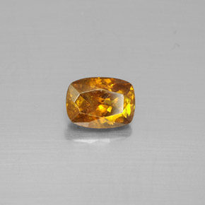 0.86 ct Yellow Sphalerite Stone, Natural Sphalerite in Cushion-Cut Shape for Sale