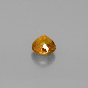 Sphalerite Gemstone in 4.7 mm Size for Sale, Sphalerite Stone in Orange Color
