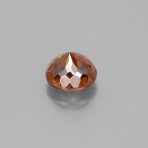 Sphalerite Gemstone in 6 mm (calibrated) Size for Sale, Sphalerite Stone in Reddish Orange Color