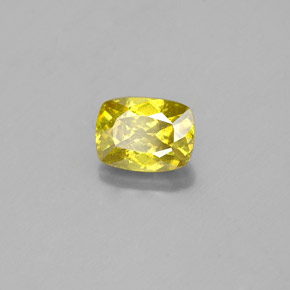 1.01 ct Yellow Sphalerite Stone, Natural Sphalerite in Cushion-Cut Shape for Sale