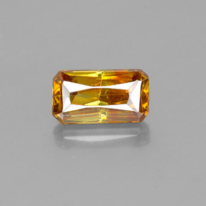 1.44 ct Yellow Sphalerite Gemstone, Sphalerite Gem in Octagon / Scissor Cut Shape for Sale.