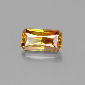 1.44 ct Yellow Sphalerite Stone, Natural Sphalerite in Octagon / Scissor Cut Shape for Sale