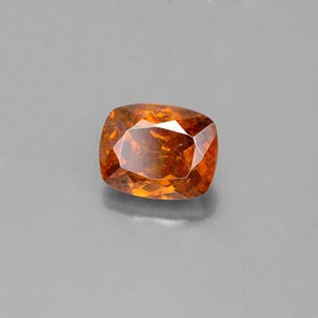1.50 ct Orange Sphalerite Stone, Natural Sphalerite in Cushion-Cut Shape for Sale