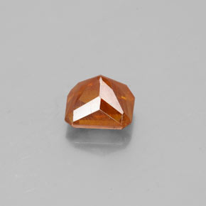 Sphalerite Gemstone in 5.7 x 4.9 mm Size for Sale, Sphalerite Stone in Reddish Orange Color